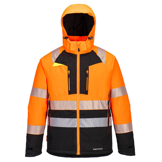 DX4 Giacca Invernale Alta Visibilità Classe 2 Portwest personalizzato con logo - Pubblienne