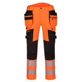 Pantaloni DX4 ad alta visibilità con tasca Holster staccabile Portwest personalizzato con logo - Pubblienne