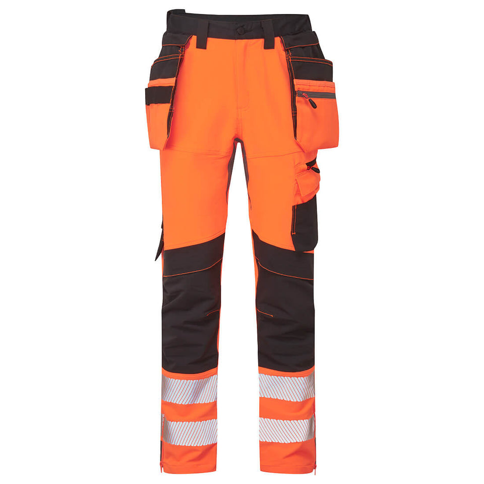 Pantaloni Craft con tasche Holster staccabili ad alta visibilità DX4 Portwest personalizzato con logo - Pubblienne