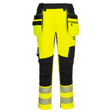 Pantaloni Craft con tasche Holster staccabili ad alta visibilità DX4 Portwest personalizzato con logo - Pubblienne