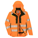 DX4 Giacca Invernale Alta Visibilità 4-in-1 Portwest personalizzato con logo - Pubblienne