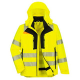 DX4 Giacca Invernale Alta Visibilità 4-in-1 Portwest personalizzato con logo - Pubblienne