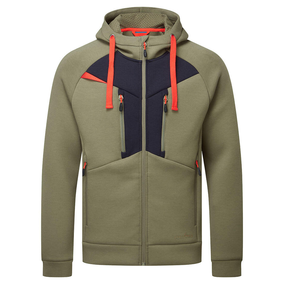 Felpa con zip DX4 Portwest personalizzato con logo - Pubblienne