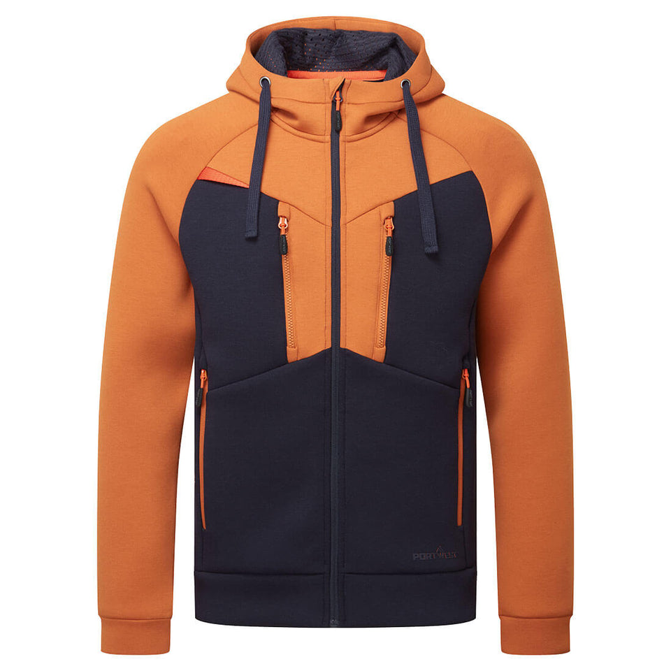 Felpa con zip DX4 Portwest personalizzato con logo - Pubblienne
