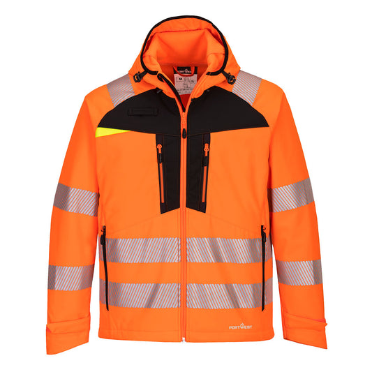 Softshell ad Alta Visibilità DX4 (3 Strati) Portwest personalizzato con logo - Pubblienne