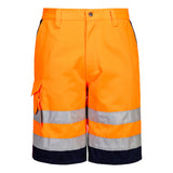 Bermuda Poliestere-cotone Hi-Vis Portwest personalizzato con logo - Pubblienne