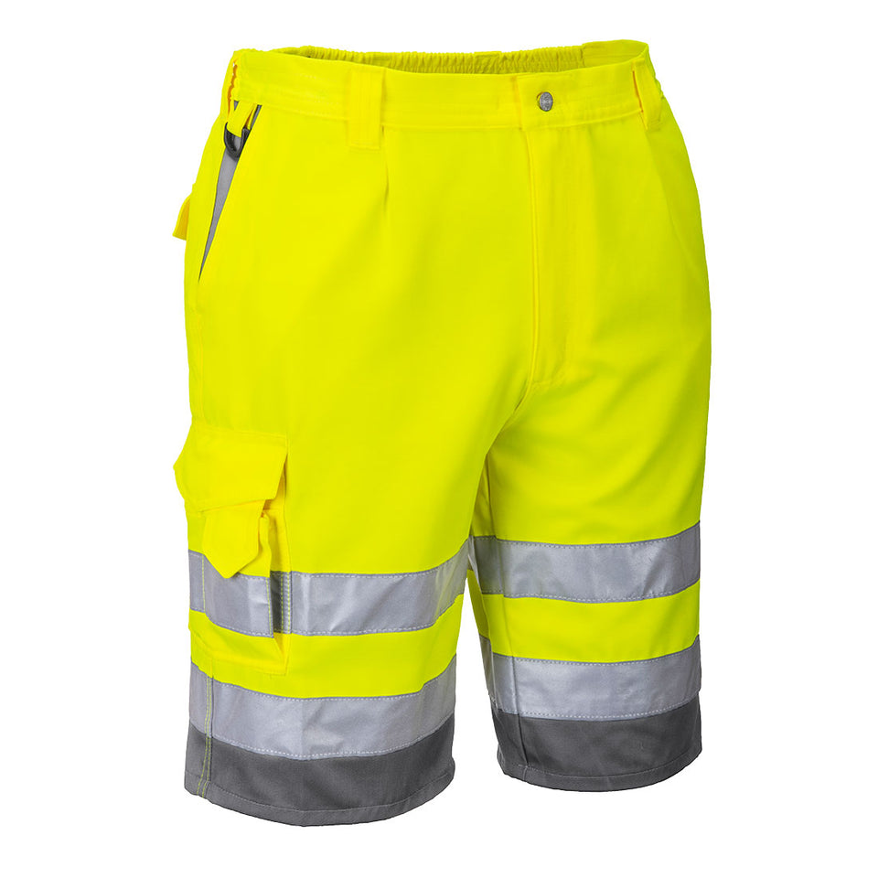 Bermuda Poliestere-cotone Hi-Vis Portwest personalizzato con logo - Pubblienne