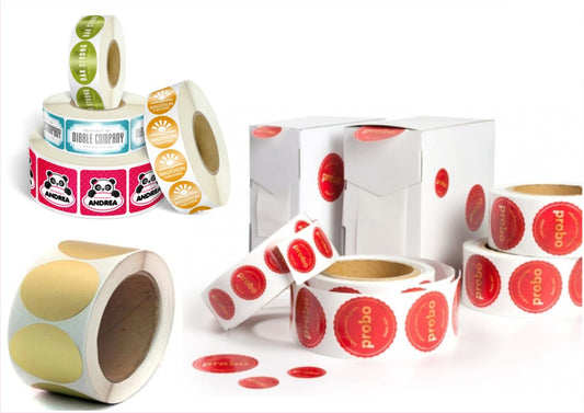10000 ETICHETTE ADESIVE in bobina personalizzato con logo - Pubblienne