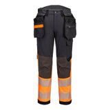 EV4  Pantaloni Stretch Hi-Vis Classe 1 Holster staccabile Portwest personalizzato con logo - Pubblienne