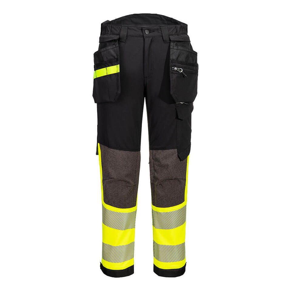 EV4  Pantaloni Stretch Hi-Vis Classe 1 Holster staccabile Portwest personalizzato con logo - Pubblienne