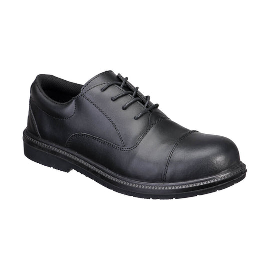 Scarpa executive in pelle Steel Action S3 SR FO Portwest personalizzato con logo - Pubblienne