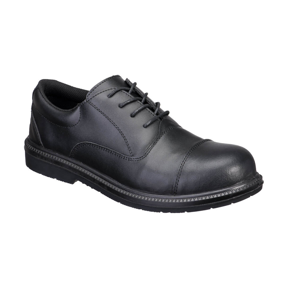 Scarpa executive in pelle Steel Action S3 SR FO Portwest personalizzato con logo - Pubblienne
