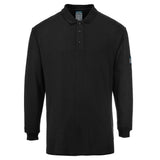 Polo FR Modaflame antistatica con banda riflettente Portwest personalizzato con logo - Pubblienne