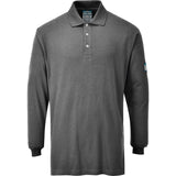 Polo FR Modaflame antistatica con banda riflettente Portwest personalizzato con logo - Pubblienne