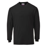 T-Shirt maniche lunghe FR Modaflame antistatica Portwest personalizzato con logo - Pubblienne