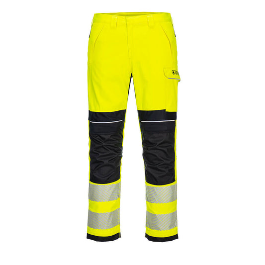 Pantaloni da lavoro PW3 FR Modaflame Hi-Vis Portwest personalizzato con logo - Pubblienne