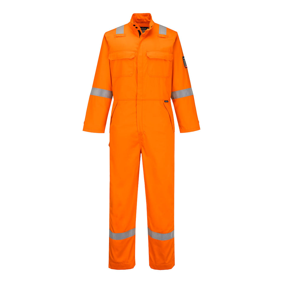 Tuta FR resistente alle sostanze chimiche Portwest personalizzato con logo - Pubblienne