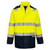 Giacca Bizflame Rain+ Hi-Vis Light Arc Portwest personalizzato con logo - Pubblienne