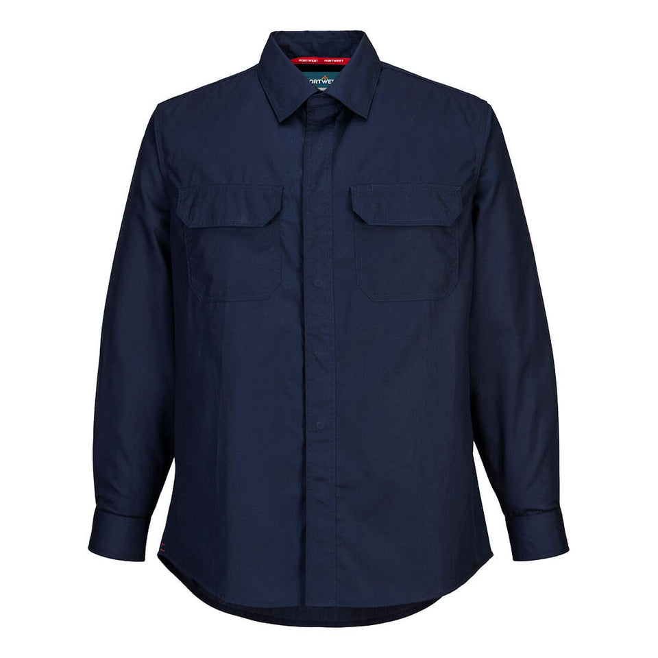 Camicia Bizflame Plus Trivalente Portwest personalizzato con logo - Pubblienne