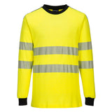 PW3 Modaflame Knit Hi-Vis FR Maglietta a maniche lunghe Portwest personalizzato con logo - Pubblienne