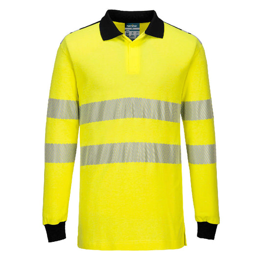 Polo PW3 FR Modaflame  Hi-Vis Portwest personalizzato con logo - Pubblienne