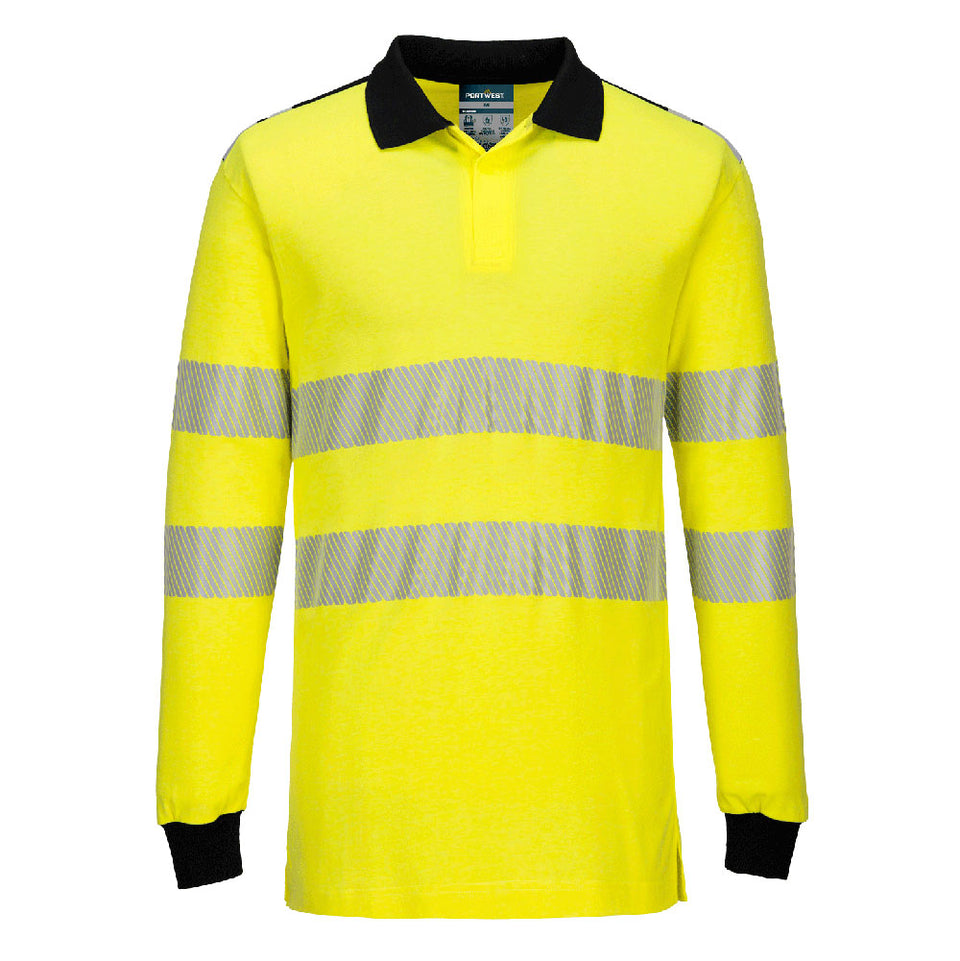 Polo PW3 FR Modaflame  Hi-Vis Portwest personalizzato con logo - Pubblienne