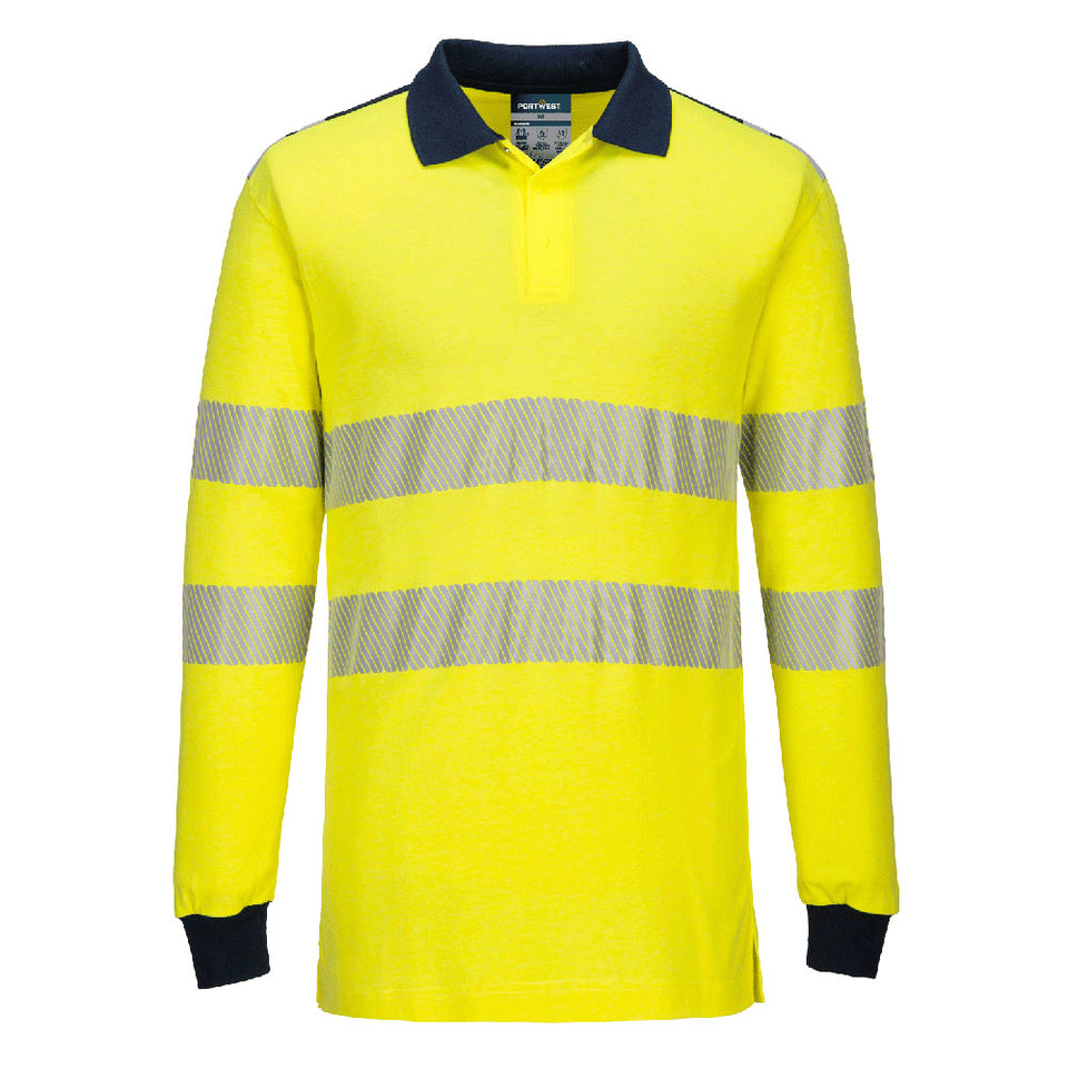 Polo PW3 FR Modaflame  Hi-Vis Portwest personalizzato con logo - Pubblienne