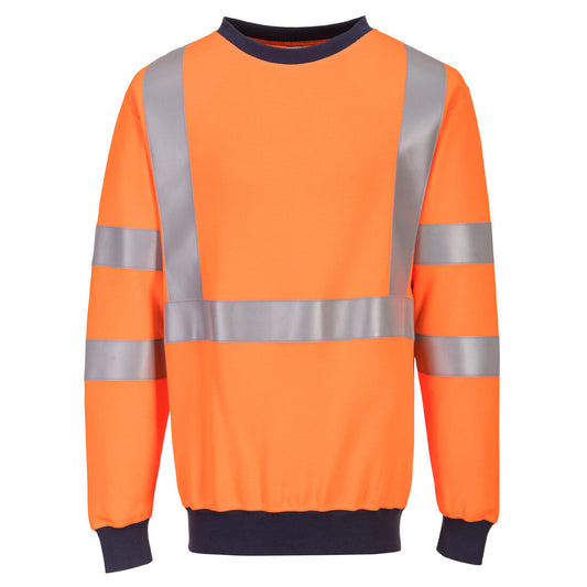 Felpa FR Modaflame HVO Portwest personalizzato con logo - Pubblienne
