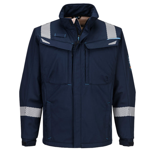 Softshell WX3 FR Modaflame Portwest personalizzato con logo - Pubblienne