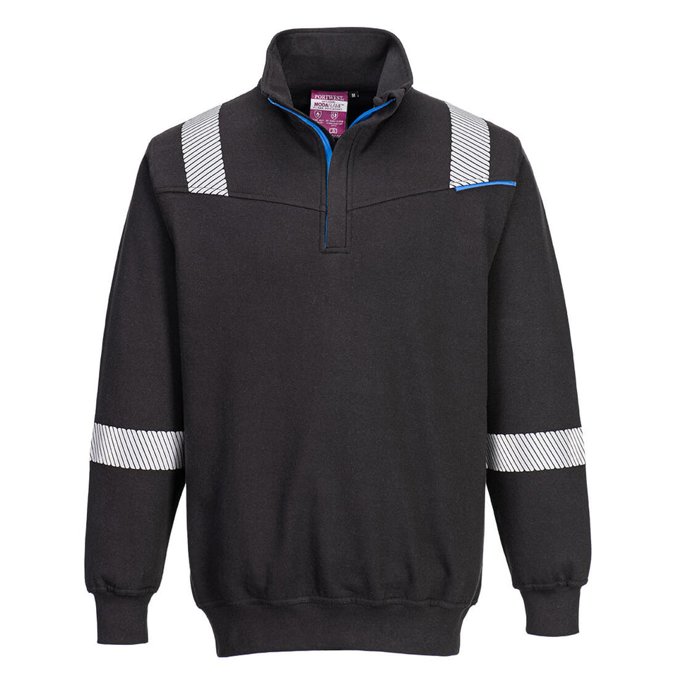 Felpa FR Modaflame WX3 Portwest personalizzato con logo - Pubblienne