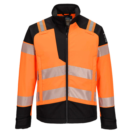 PW3 Modaflame Giacca Softshell Hi-Vis Multi-Norm FR Portwest personalizzato con logo - Pubblienne