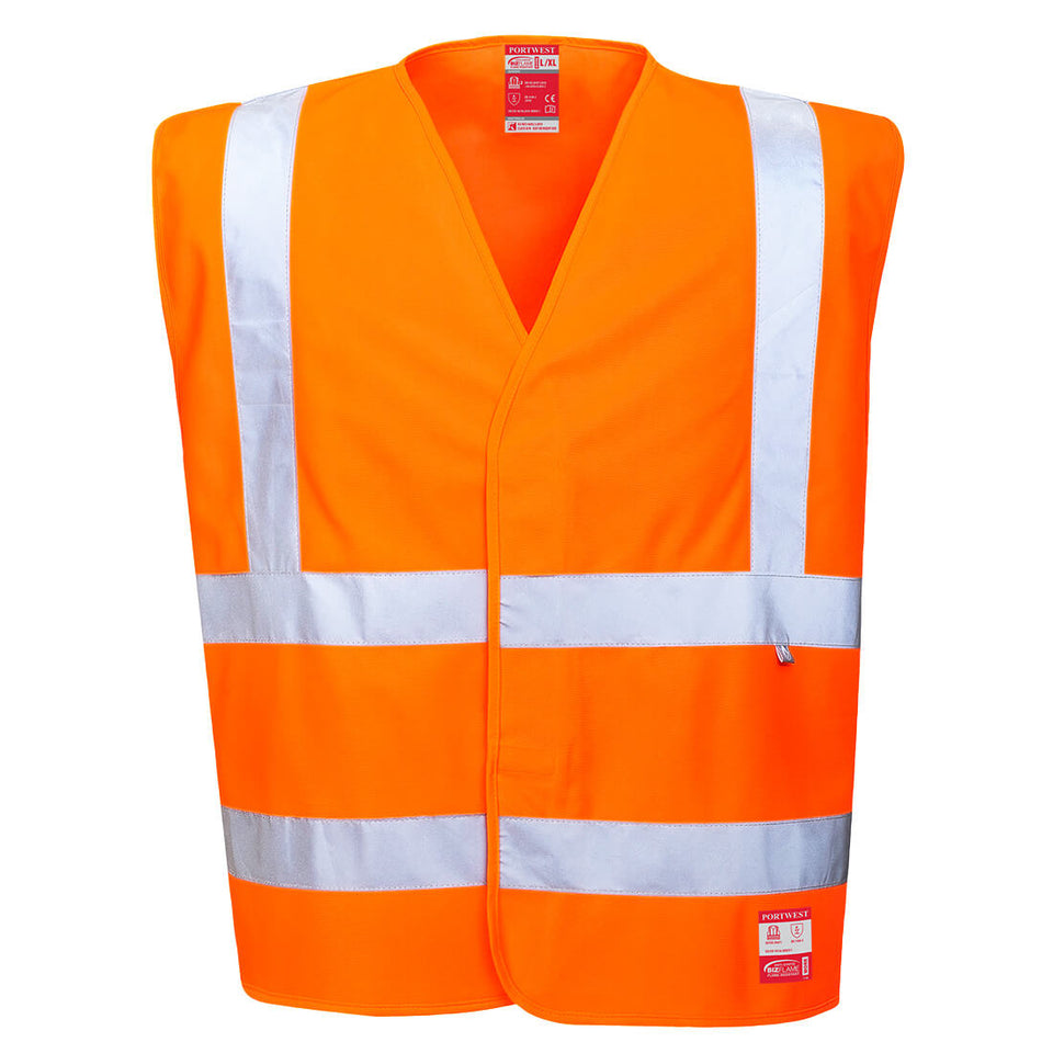 Gilet Hi-Vis ignifugo - antistatico Portwest personalizzato con logo - Pubblienne