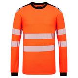 T-Shirt manica lunga PW3 Modaflame Knit HVO FR Portwest personalizzato con logo - Pubblienne