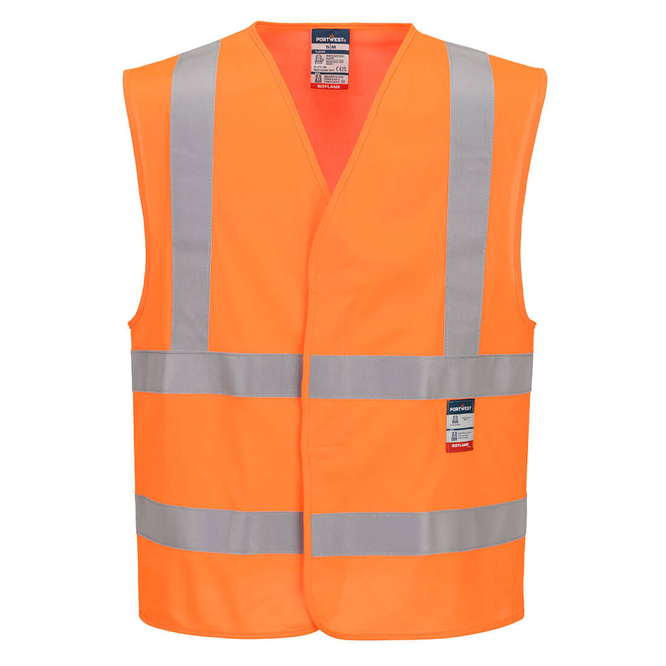 Gilet Hi-Vis ignifugo Portwest personalizzato con logo - Pubblienne