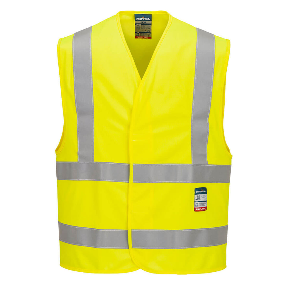 Gilet Hi-Vis ignifugo Portwest personalizzato con logo - Pubblienne