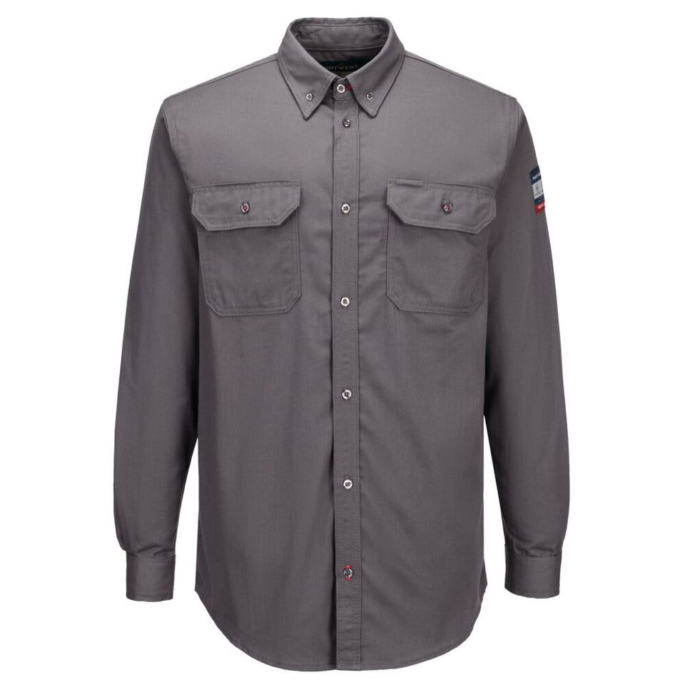 Camicia Ignifuga Bizflame 88/12 Portwest personalizzato con logo - Pubblienne