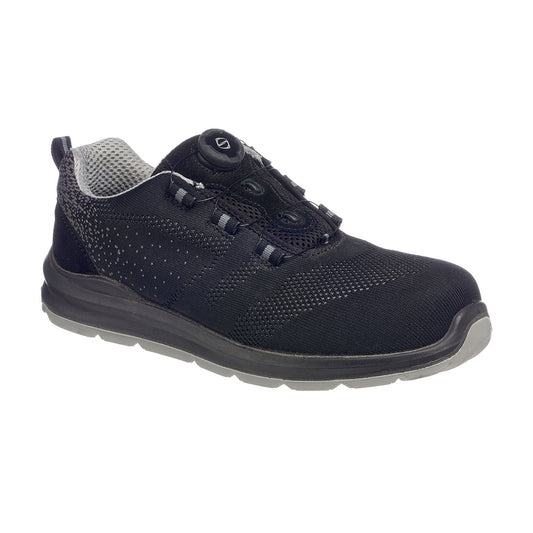 SCARPA SPORTIVA CON LACCI DI SICUREZZA TRAINER KNIT S1P Portwest personalizzato con logo - Pubblienne
