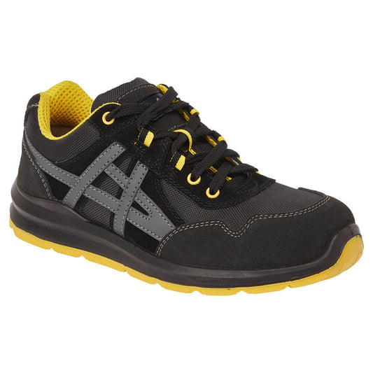 Scarpe in pelle e acciaio S1 FO SR Portwest personalizzato con logo - Pubblienne
