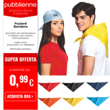 Foulard personalizzato con logo - Pubblienne