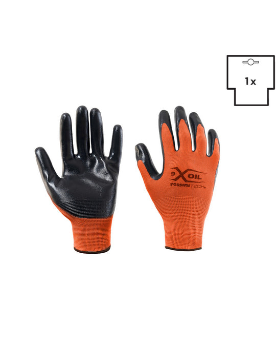 Guanto poliestere / nitrile liscio X-Glove xglove x glove guanti X-OIL personalizzato con logo - Pubblienne