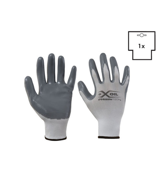 Guanto poliestere / nitrile liscio X-Glove xglove x glove guanti X-OIL personalizzato con logo - Pubblienne
