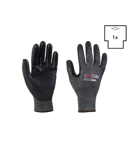 Guanto Taglio D (HPPE-Vetro) / poliuretano X-Glove xglove x glove guanti X-CUT personalizzato con logo - Pubblienne