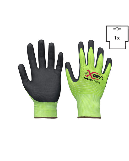 Guanto Nylon-spandex / nitrile micro-schiuma traspirante X-Glove xglove x glove guanti X-DRY personalizzato con logo - Pubblienne