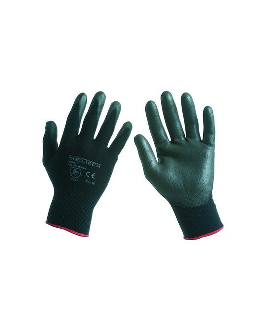 guanto nylon/poliuretano nero guanti personalizzato con logo - Pubblienne