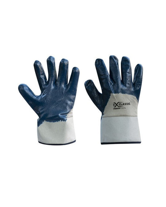 Guanto cotone Jersey / NBR liscio areato, manichetta tela X-Glove xglove x glove guanti X-OIL X-CLASSIC personalizzato con logo - Pubblienne