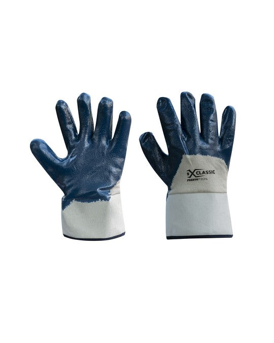Guanto cotone Jersey / NBR liscio areato, manichetta tela X-Glove xglove x glove guanti X-OIL X-CLASSIC personalizzato con logo - Pubblienne