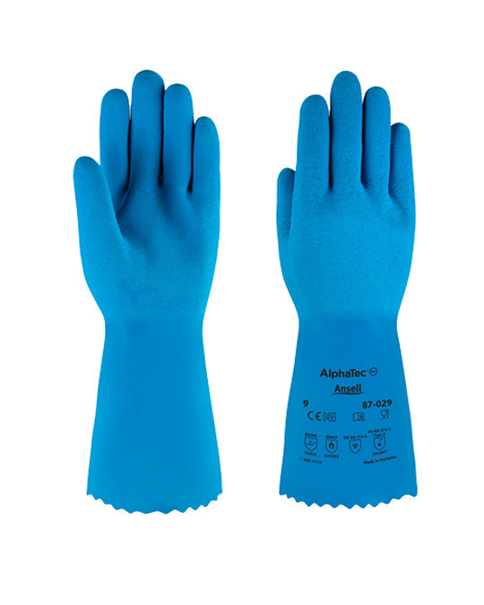 Guanto AlphaTec 87-029 Ansell guanti personalizzato con logo - Pubblienne