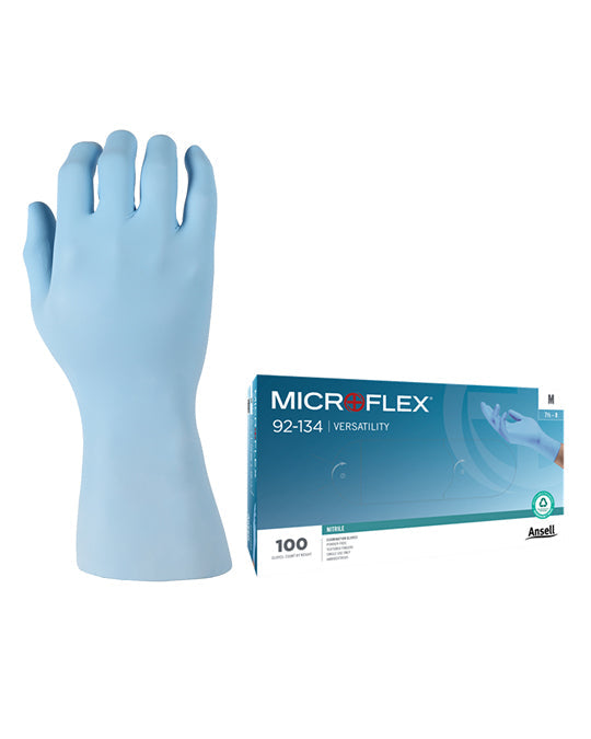 Guanto MicroFlex 92-134 Ansell guanti monouso personalizzato con logo - Pubblienne
