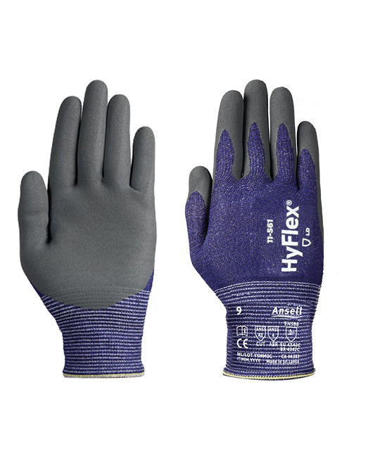 Guanto HyFlex 11-561 Ansell guanti personalizzato con logo - Pubblienne