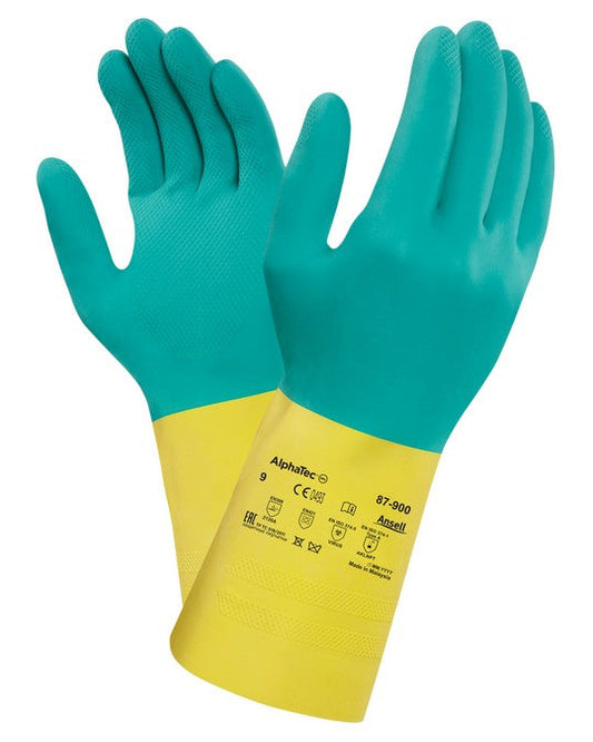 Guanto Alphatec BI-COLOUR 87-900 Ansell guanti personalizzato con logo - Pubblienne
